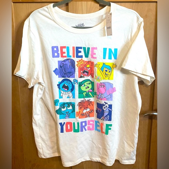 In and Out Tops - In and Out Whisper White Graphic T-Shirt